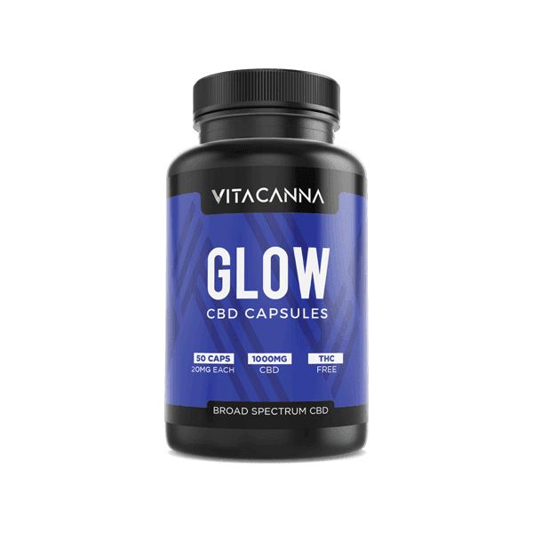 Vita Canna 1000mg Broad Spectrum CBD Vegan Capsules - 50 Caps - remedykartelcbd1stop