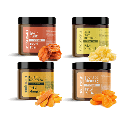 Nootrocan 375mg Full Spectrum CBD Nootropic Dried Fruits - 150g - remedykartelcbd1stop