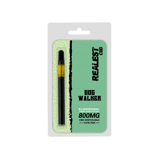Realest CBD 800mg Flowform Wide Spectrum CBD Disposable Vape Pen 170 Puffs (BUY 1 GET 1 FREE) - remedykartelcbd1stop
