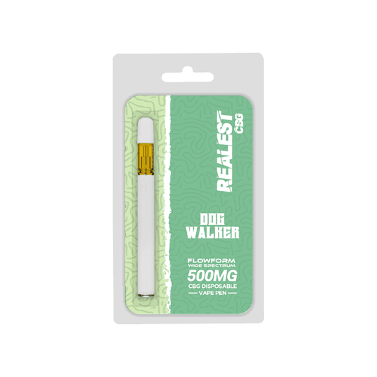 Realest CBG 500mg Flowform Wide Spectrum CBG Disposable Vape Pen 170 Puffs (BUY 1 GET 1 FREE) - remedykartelcbd1stop