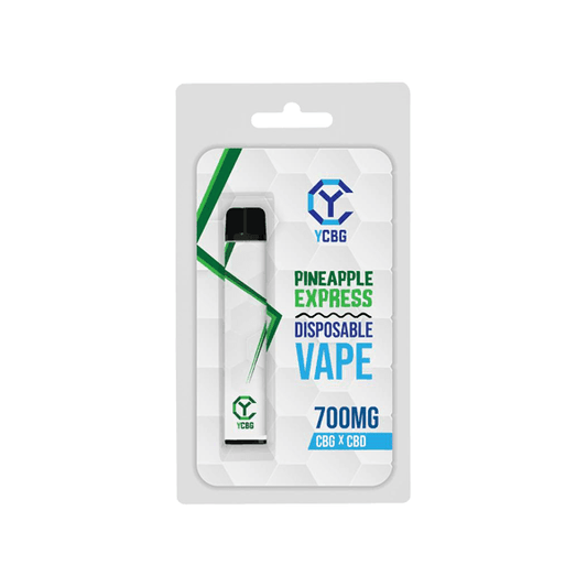 yCBG 700mg CBD + CBG Flowform Disposable Vape Pen (BUY 1 GET 1 FREE) - remedykartelcbd1stop