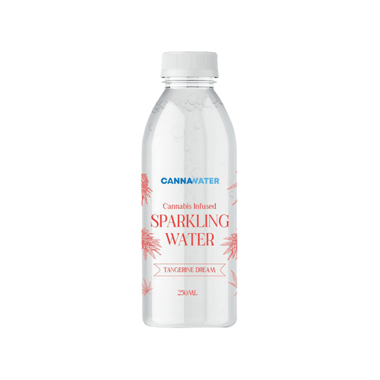Cannawater Cannabis Infused Tangerine Dream Sparkling Water 250ml - remedykartelcbd1stop