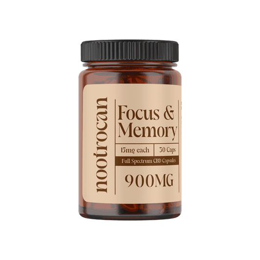 Nootrocan 900mg Full Spectrum CBD Nootropic Capsules - 60 Caps - remedykartelcbd1stop