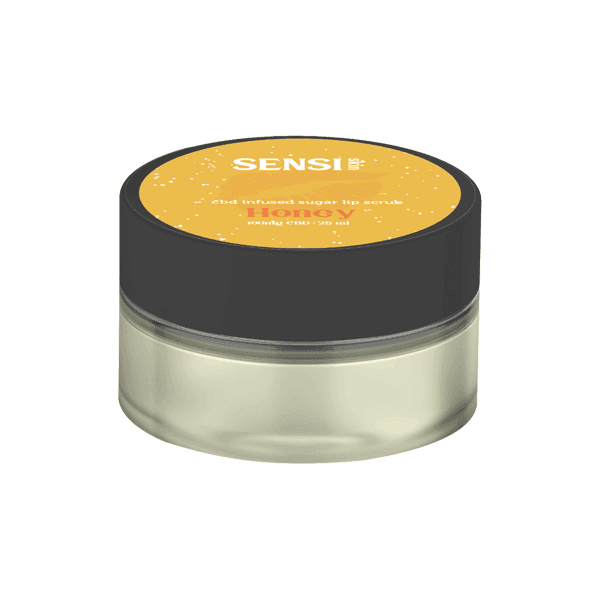Sensi Skin 100mg CBD Sugar Lip Scrub - 25g (BUY 1 GET 1 FREE) - remedykartelcbd1stop